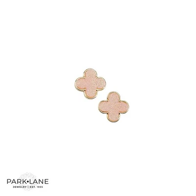 Розовые серьги-гвоздики Park Lane Stardust цвет Quatrefoil Druzy  - Изображение 1 из 3