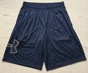 Pantaloncini sportivi da uomo taglia M Under Armour blu navy larghi con ingranaggi termici - Foto 1 di 4