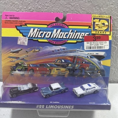 1996 Micro Machines Galoob #22 Limousines 75030 Sealed - Image 1 of 4