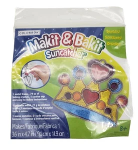 Makit & Bakit Suncatcher Sparkle Crown Craft Kit Ages 8+ - Picture 1 of 2