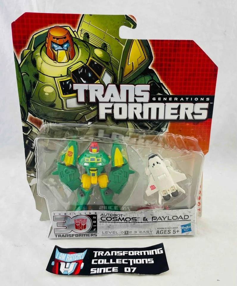 Transformers Generations Thrilling 30 Legends Class Cosmos & Payload MOSC - Image 1 of 1