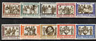 Vatican 284-91, E15-6 MNH Acts of Mercy, Feeding the Hungry, Pope John XXIII