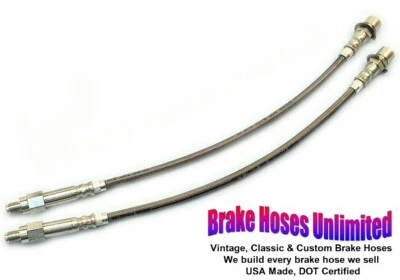 MANGUERAS FRENO DELANTERAS INOX FORD RANCHERO 1977 1978 1979 Foto 1 de 2