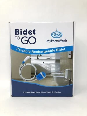 NEW! MyPorta Wash Bidet To Go Portable Recharging Bidet - Image 1 of 4
