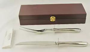 NUEVO JUEGO DE TALLA DE ACERO INOXIDABLE HAMPTON SILVERSMITHS CON CAJA DE MADERA - Imagen 1 de 9