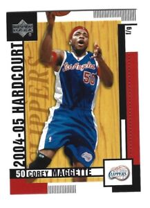 2004-05 Upper Deck Hardcourt Clippers Basketball Card #34 Corey Maggette