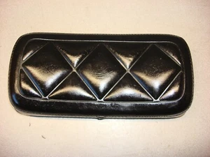 HONDA GL KZ GS KZ BMW HARLEY YAMAHA PILLION PASSENGER PAD SEAT VINTAGE DIAMOND - Picture 1 of 9