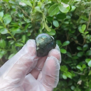 Cristal de corazón de labradorita natural 23G pulido áspero curación 28 - Imagen 1 de 12