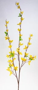 Forsythienzweig 105cm FI Kunstblumen künstliche Forsythie Goldflieder Goldglöckc - Bild 1 von 4