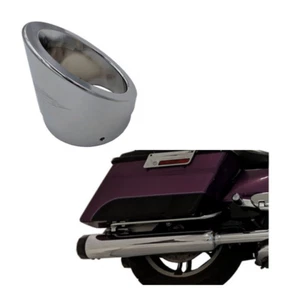 OPEN BOX Tab Performance 4.5" Chrome B.A.M. Slip-on Exhaust Chrome Slash Cut - Picture 1 of 2