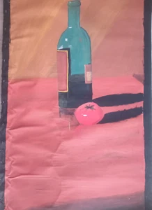 Acryl auf Leinwand (4 Bilder: 3 Bilder auf Rahmen, 1 Bild als Leinwand) - Bild 1 von 4