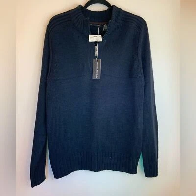 NWT Michael Brandon Navy Sweater - Image 1 of 4