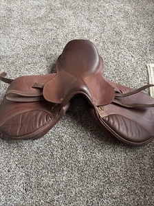 Paris Tack Laffite 15” Kids Saddle With Stirrup Leathers KT0605 - Picture 1 of 11