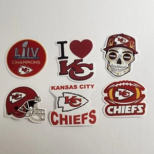 KC Chiefs NFL Football Patrick Mahomes Travis Kelce Aufkleber 6er-Pack kostenloser Versand - Bild 1 von 1