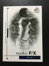 Clyde Drexler 2011-12 SP Authentic #56 Rookie F/X Upper Deck Houston Cougars