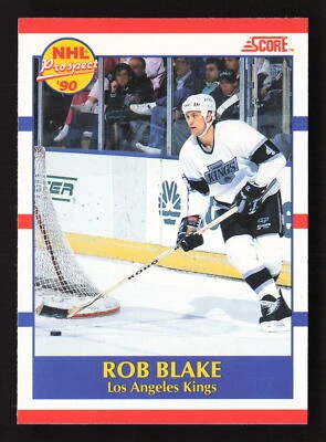 1990-91 Score Canadian #421 Rob Blake Los Angeles Kings Rookie - Image 1 of 2