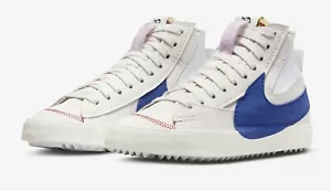 Herren Nike Blazer Mid 77 Jumbo Turnschuhe DR9868 002 weiß/blau Größe UK 8 EU 42,5 - Bild 1 von 6