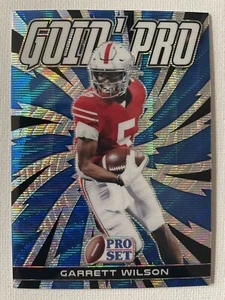 2022 Pro Set Metal Garrett Wilson RC Goin' Pro Blue Mojo #GP-GW1 New York Jets - Picture 1 of 2
