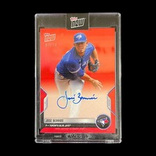 2022 Topps Now Road to Opening Day Auto Jose Berrios Auto RED 09/10