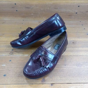 BASS GRAMMER HERRENSCHUHE, DUNKELBRAUN, GR. 10D, Quasten, eleganter Schuh. - Bild 1 von 8