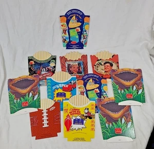 11 - Vtg McDonalds French Fry Boxes 1993-98 / Jurassic Park/Flintstones/+ More - Picture 1 of 6
