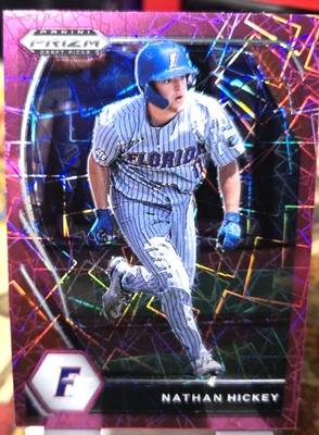 2021 Panini Prizm Draft Picks Pink Velocity Nathan Hickey #PDP136 (NM) Free Rtns - Image 1 of 2