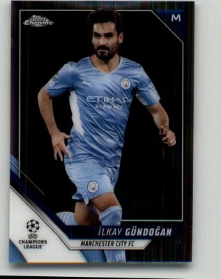 2021-22 Topps Chrome UEFA Champions League İlkay Gündoğan #41 Manchester City - Image 1 of 2