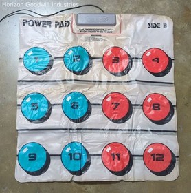Vintage Nintendo Power Pad Floor Mat Controller for NES (Untested)