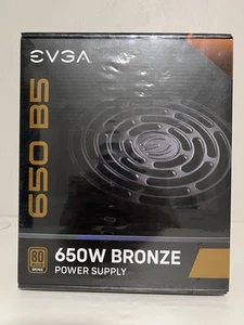 EVGA 650 B5 - 650W Bronze Power Supply (220-B5-0650-V1) - NEW Sealed - Photo 1/5