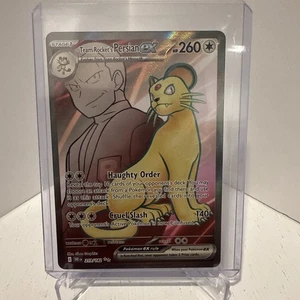 Team Rocket's Persian ex 219/182 Sv10: Destined Rivals Holo - Picture 1 of 2