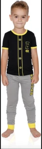 Batman Boys DC Comics Baseball Pajama Set - Picture 1 of 2