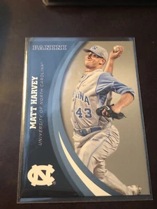 2016 Panini Collegiate Multi-Sport North Carolina Silver #27 Matt Harvey - Picture 1 of 1