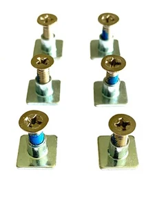 Flow Snowboard Bindung - NX2 Support Panel Adjustment T-Nut & Screws 55-C1 - Bild 1 von 1