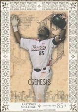 Lastings Milledge, NYM-WAS-PIT-CHW-Yakult Swallows, BBM Card #072 (2012)
