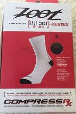 Zoot Black Half Sock Performance Compression Rx Size Small