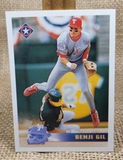 1996 Topps Benji Gil Baseball Card #152 Texas Rangers FREE S&H