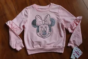 NUEVA CON ETIQUETAS CHICAS DISNEY TALLA 6 SUDADERA MINNIE MOUSE - Imagen 1 de 2