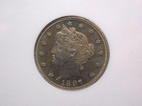 1897 PROOF Liberty Head "V" Nickel 5c NGC PF63 #009 **PROOF** ECC&C, Inc Cover