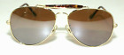 NWT Vintage 90's Aviator Metal Designer Sport Sunglasses (S.Gold)