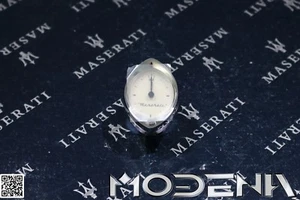 Maserati Silver White Oval Watch Board Watch Maserati 3200 4200 Gransport MC12 - Picture 1 of 3