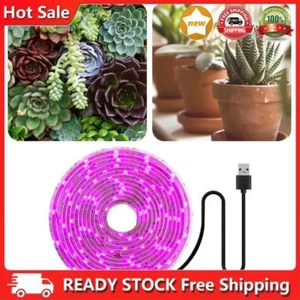 Full Spectrum USB Grow Light Strip LED Indoor Veg Plant Growing Lamp (3m) UK - Bild 1 von 12