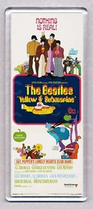 BEATLES - YELLOW SUBMARINE movie poster LARGE FRIDGE MAGNET 55mm x 126mm - Picture 1 of 1
