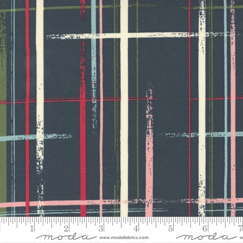 Good News Great Joy Candy Stripes Midnights Fancy That Design House Moda 1/2Yard - Image 1 of 1