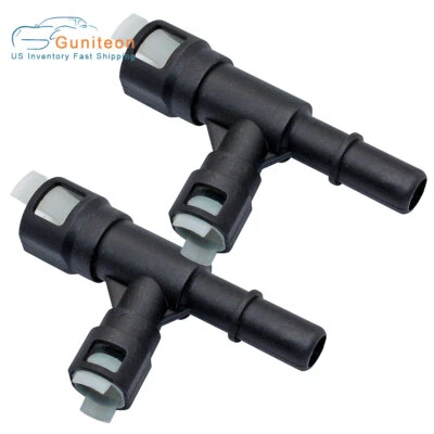 Camiseta conector manguera entrada calentador 2 piezas para Chevy Tahoe GMC Yukon Cadillac 2000-14 Foto 1 de 4