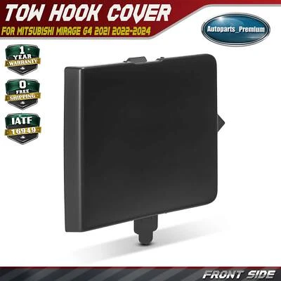 Capa suporte gancho olho reboque para para-choque dianteiro para Mitsubishi Mirage G4 2021 2022-2024 - Imagem 1 de 4