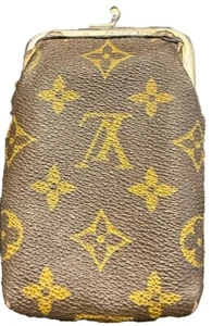 Vintage Rare Louis Vuitton Kisslock Glasses Case Coin Wallet Cigarette - flaws - Picture 1 of 6