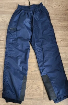 Columbia Esquí Snowboard Senderismo Pantalones Aislados Azul Marino Talla M Cintura Ajustable Foto 1 de 4
