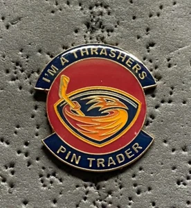 Atlanta Thrashers I'm A Thrashers Pin Trader NHL Hockey Pin - Imagen 1 de 2