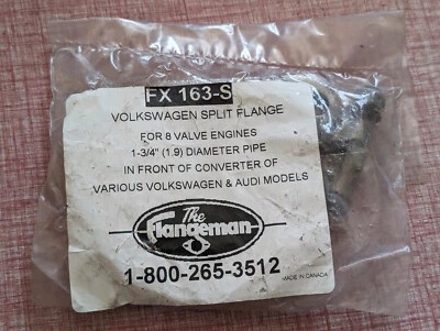 Volkswagen SPLIT FLANGE repair kit EXHAUST 8v 1.75" Mk1 Mk2 Rabbit Jetta Audi VW Foto 1 de 2