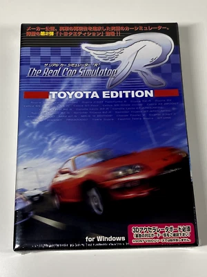 The Real Car Simulator R: Toyota Edition - Japanese Big Box PC SEALED - Image 1 of 4